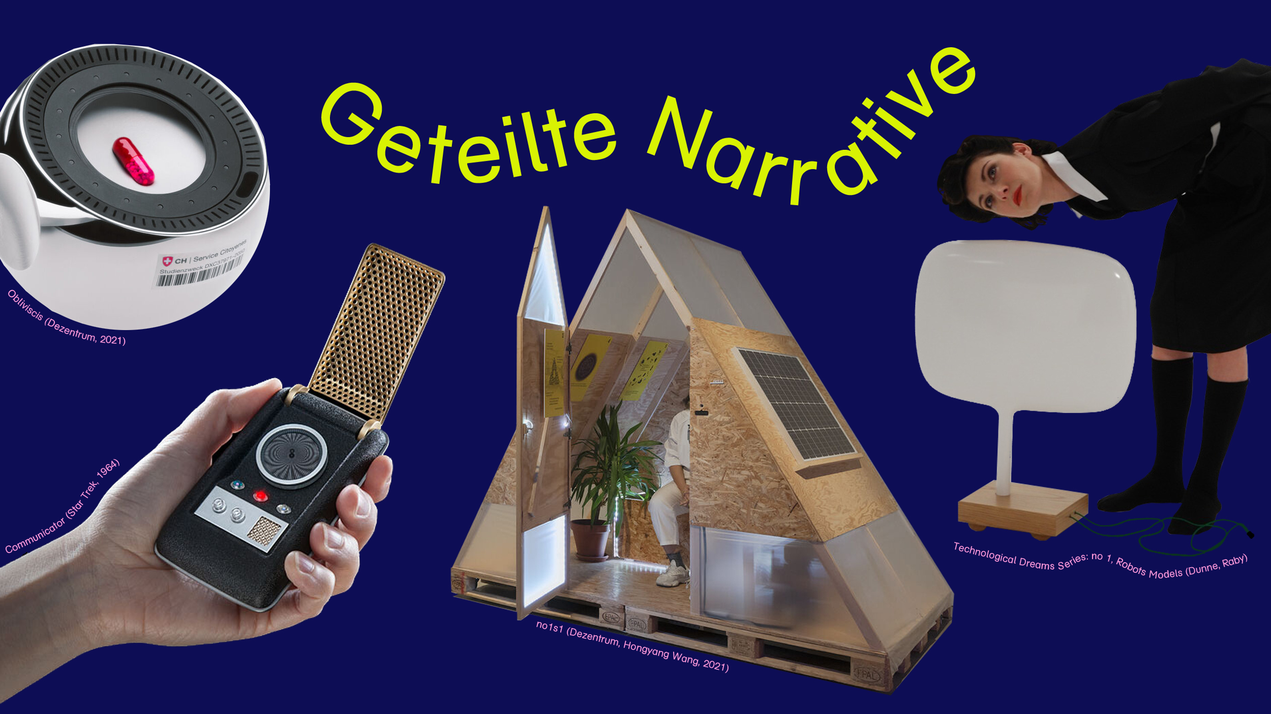Projektbild: Spekulative Artefakte, um soziale Innovation sichtbar zu machen