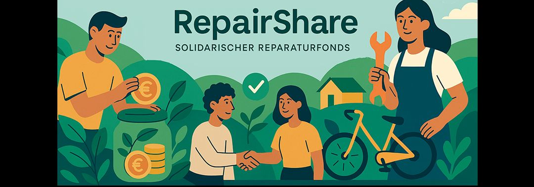 Projektbild: RepairShare – Ein Fonds für alle, die lieber reparieren als wegwerfen