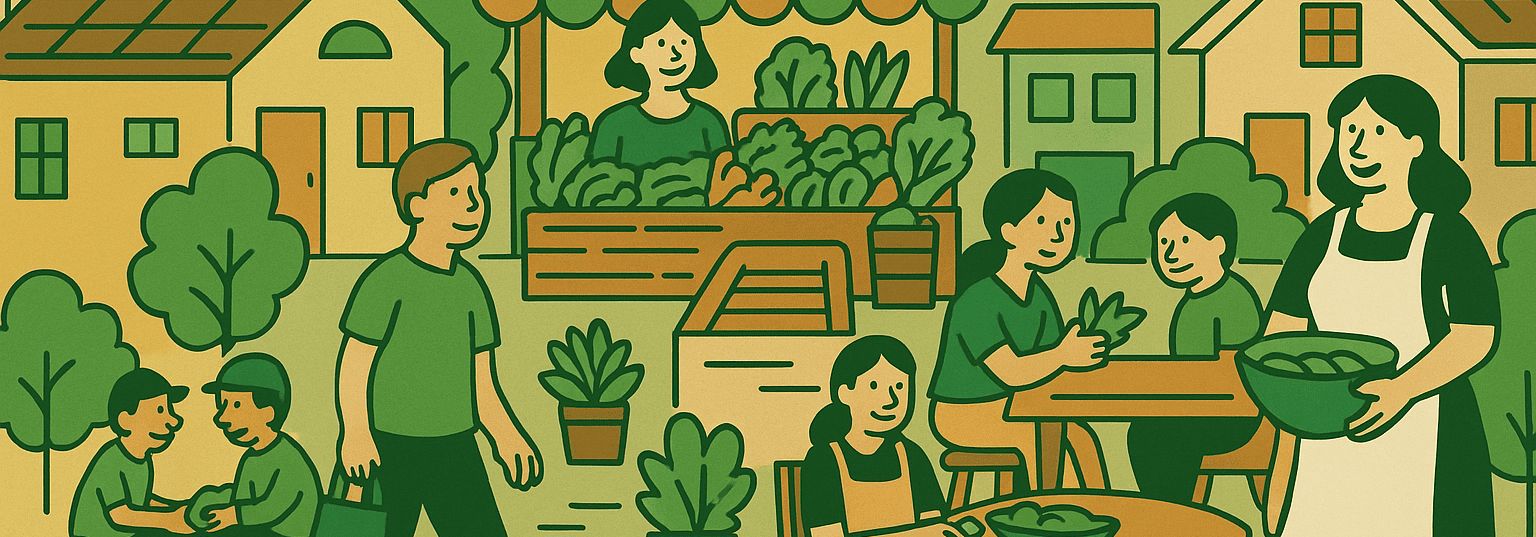 Projektbild: Pilot Food Quartiere Ernährungsumgebungen als Schlüssel zu Klimaschutz, Biodiversität und Gesundheit