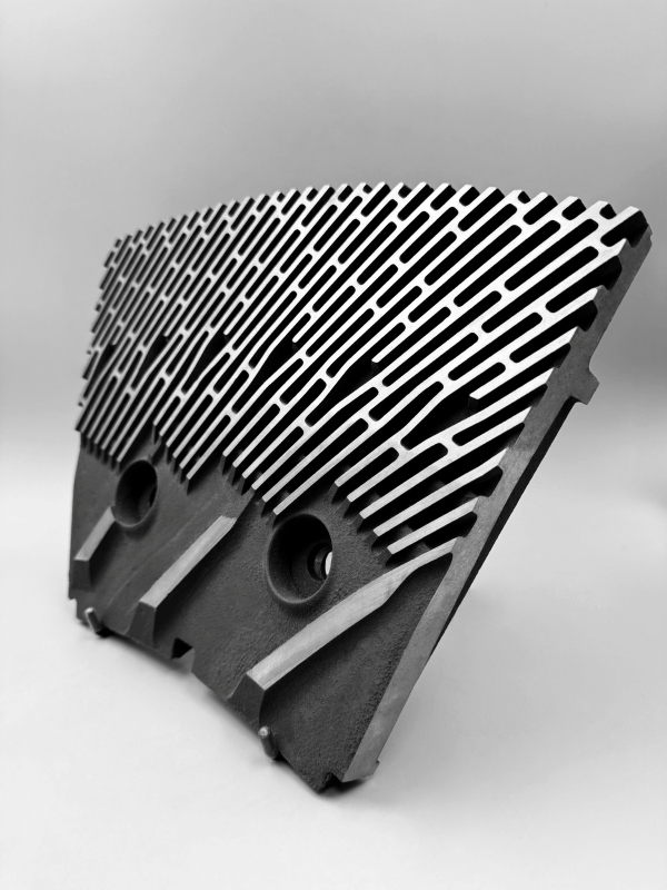 Defibrator segments and fillings for Andritz 58 inch refiner.