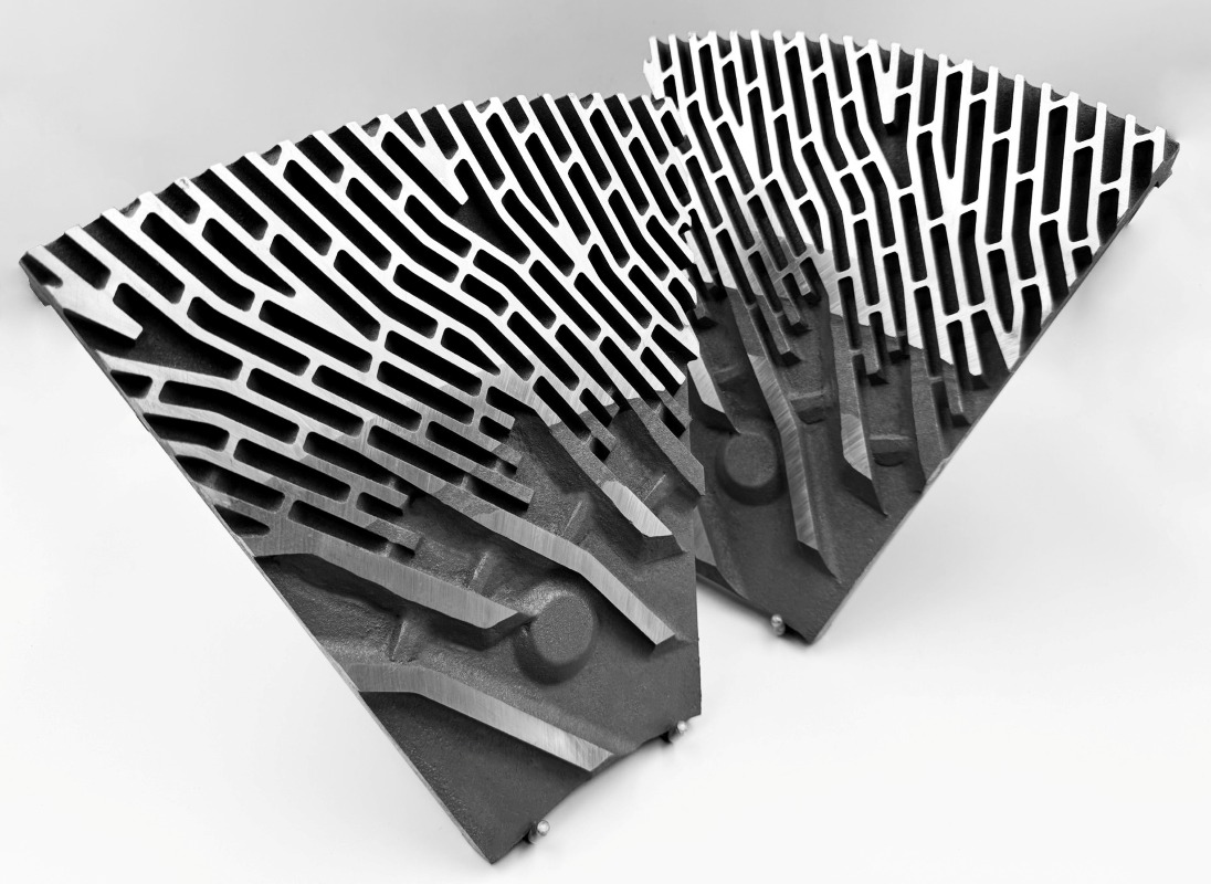 Refiner Spare parts-abrasive for Dieffenbacher SWPM 42" defibrator.