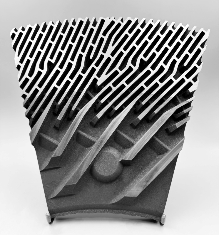 Refiner plate for Pallmann 48" refiner.