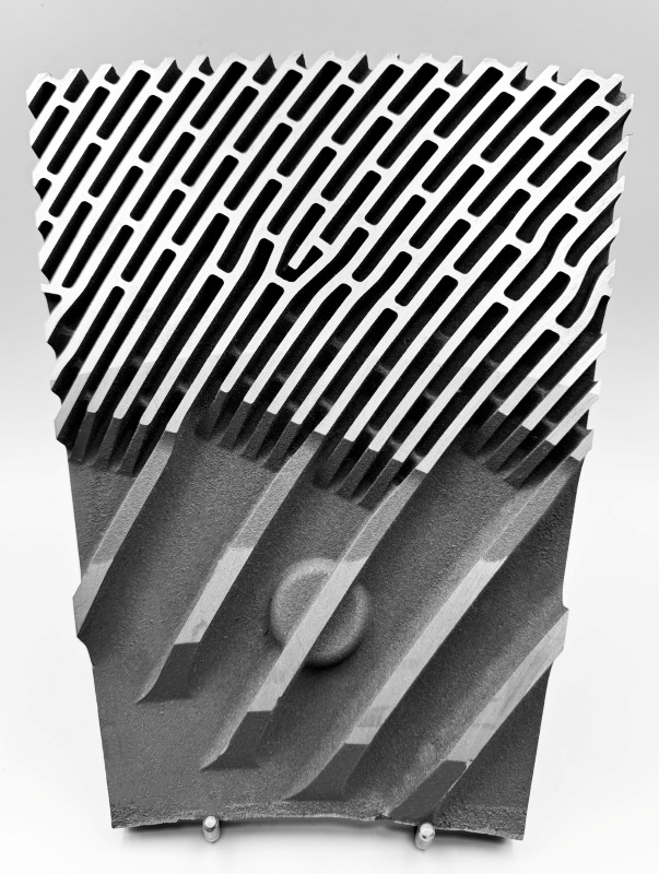 Refiner plate for Pallmann 62" refiner.