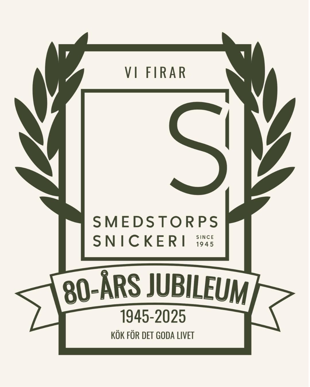 Smedstorps Snickeris 80-års logga
