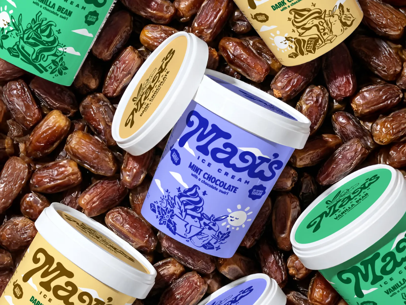 Max's Ice Cream Identity and Packaging