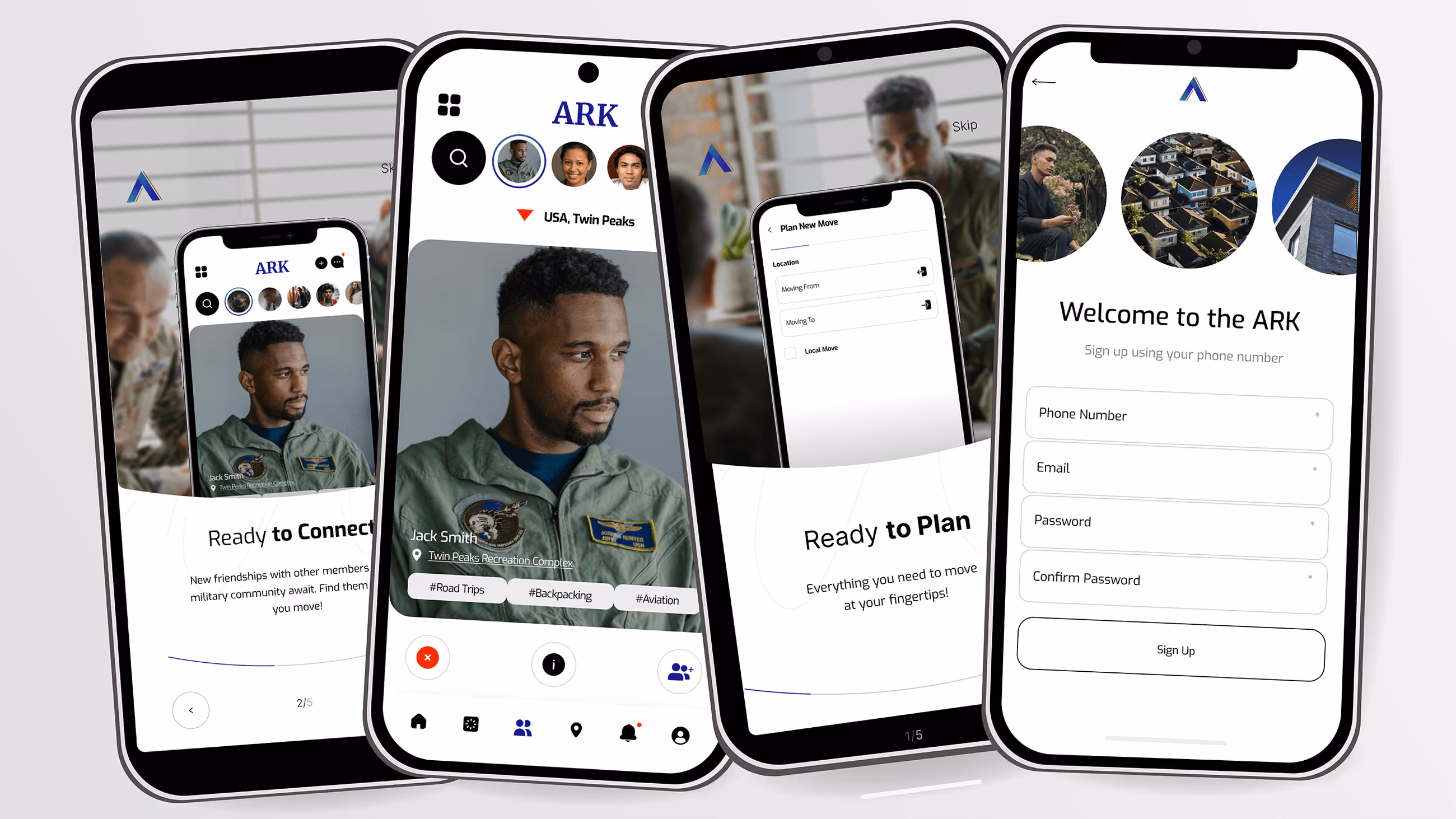 Startup Mobile App developed by MOS Creative, a mobile app development company in Maryland.