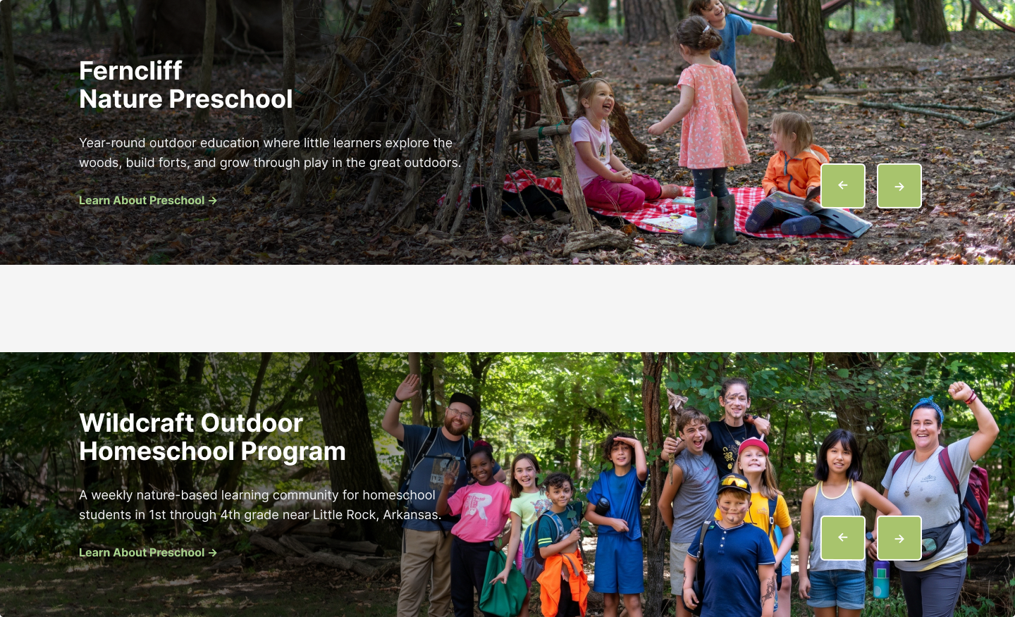 Ferncliff Nature School carousel design