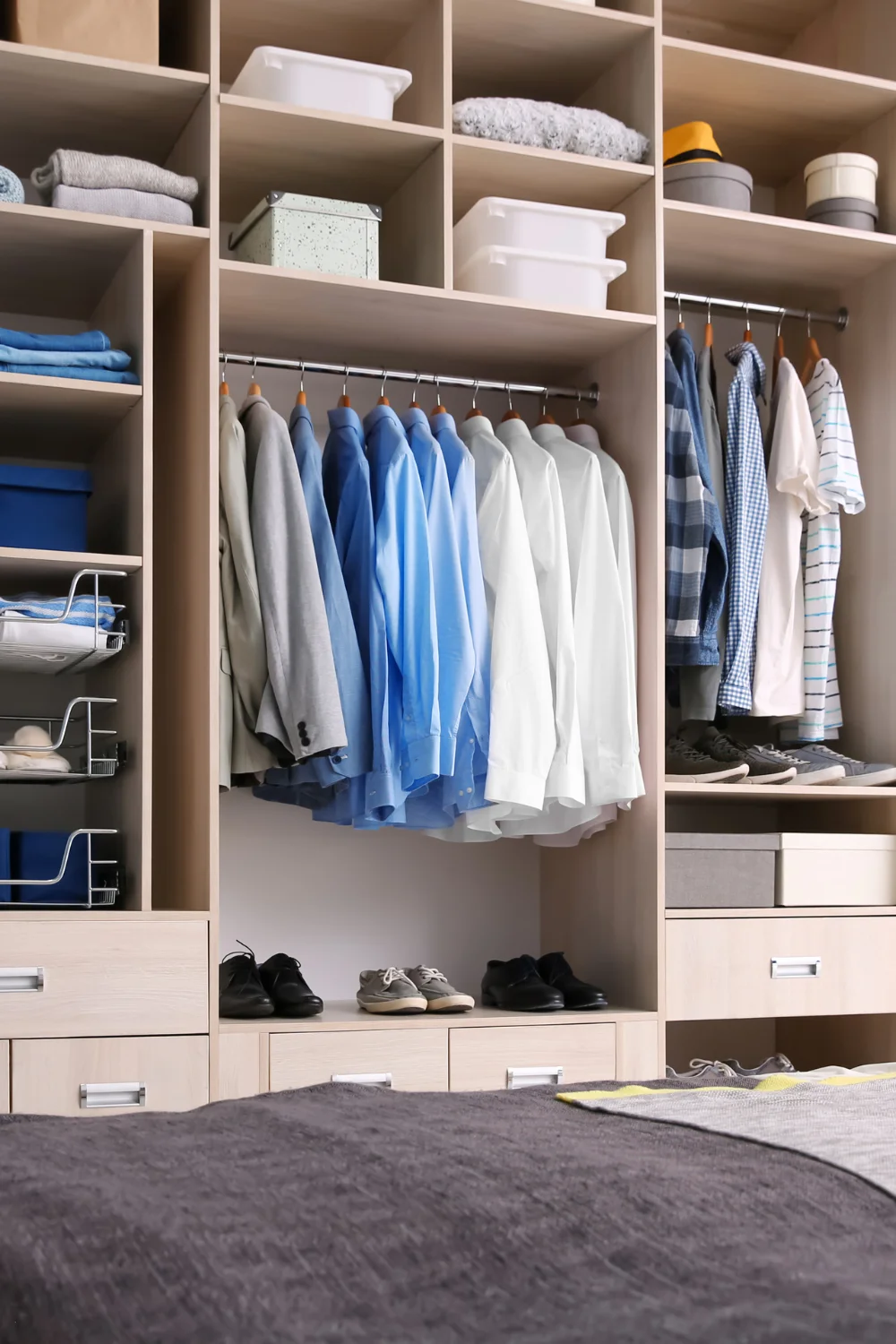 ideas for closet shelving