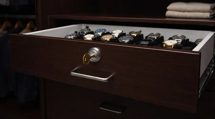 Lock Drawer Chrome