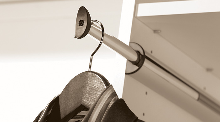 Matte Chrome Synergy Valet Rod