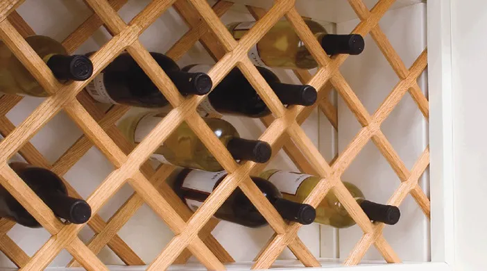 23 Bottles Lattice Wine Rack