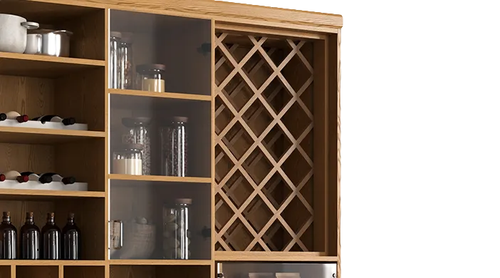 23 Bottles Lattice Wine Rack