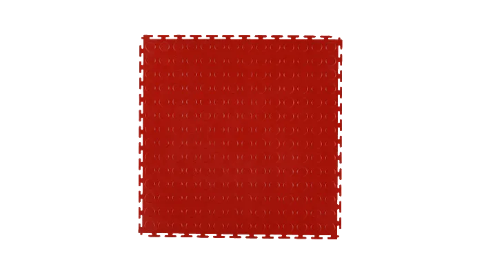 Lextile Coin Pattern Red