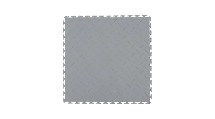 Lextile Diamond Plate Pattern Light Grey