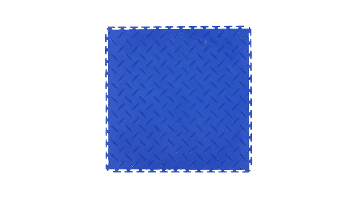 Lextile Diamond Plate Pattern Blue