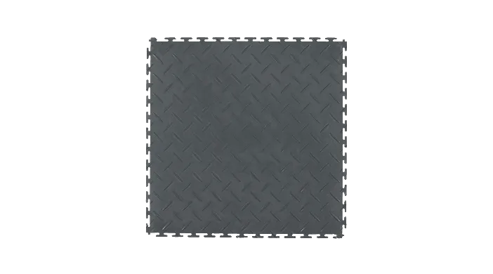 Lextile Diamond Plate Pattern Dark Grey