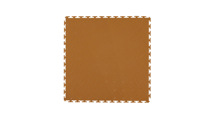 Lextile Diamond Plate Pattern Tan