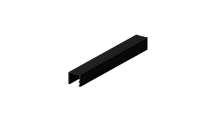 Black Metal Support Trim