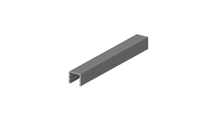 Grey Metal Support Trim