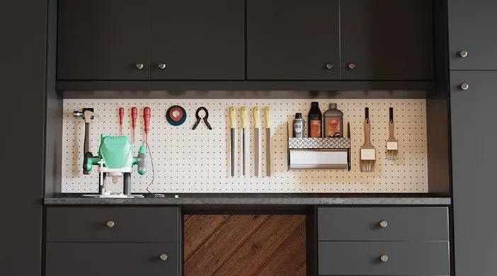 White Pegboard