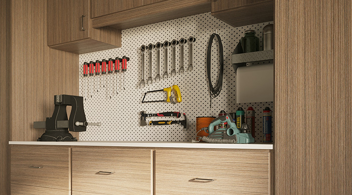 White Pegboard