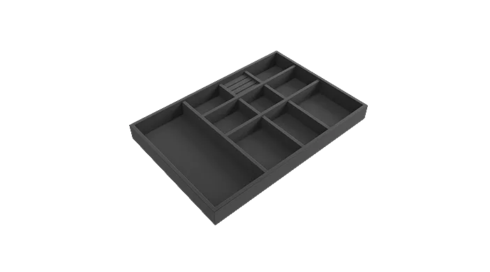 Velvet Lined Drawer Dove Grey
