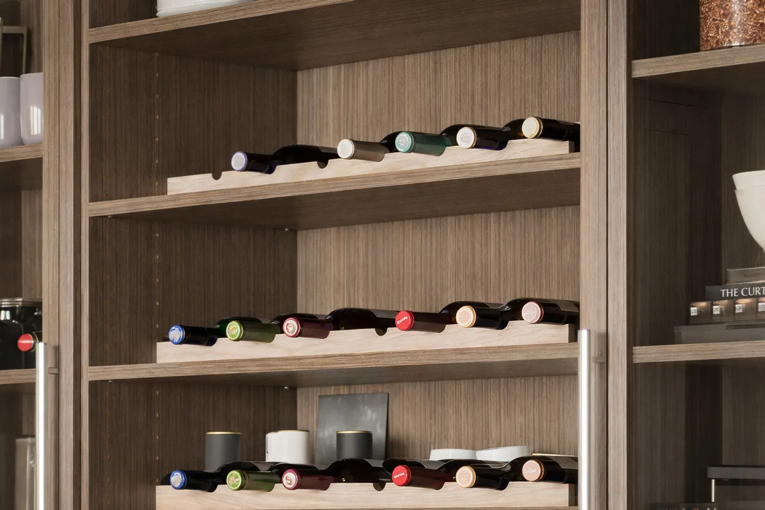 7 Bottles Scalloped Wine Rack