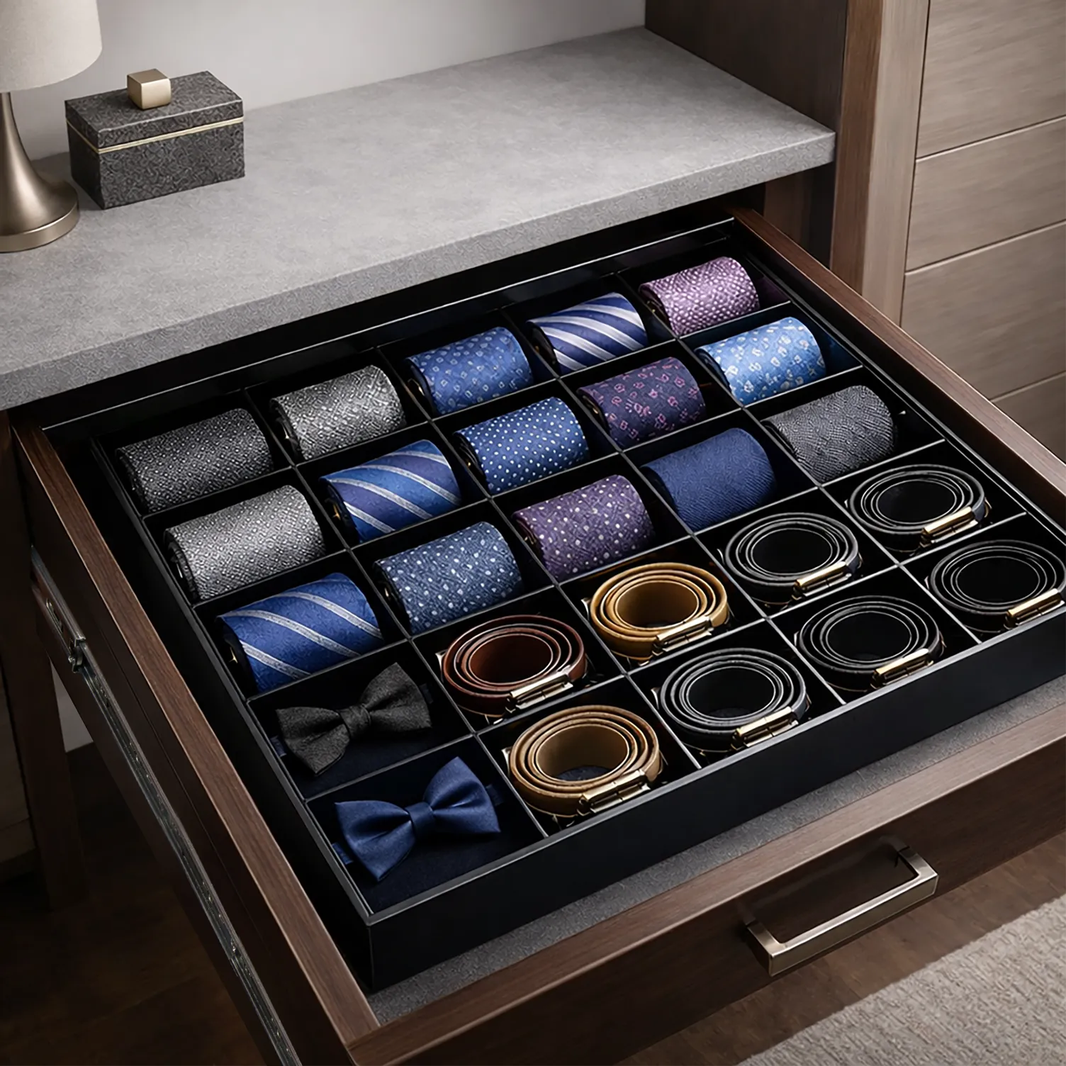 Tie Pocket Square Tray