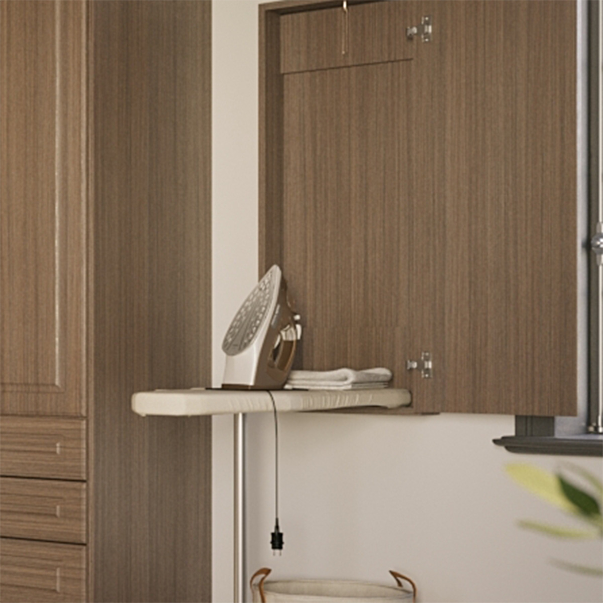 Wall-Mount Ironing Board