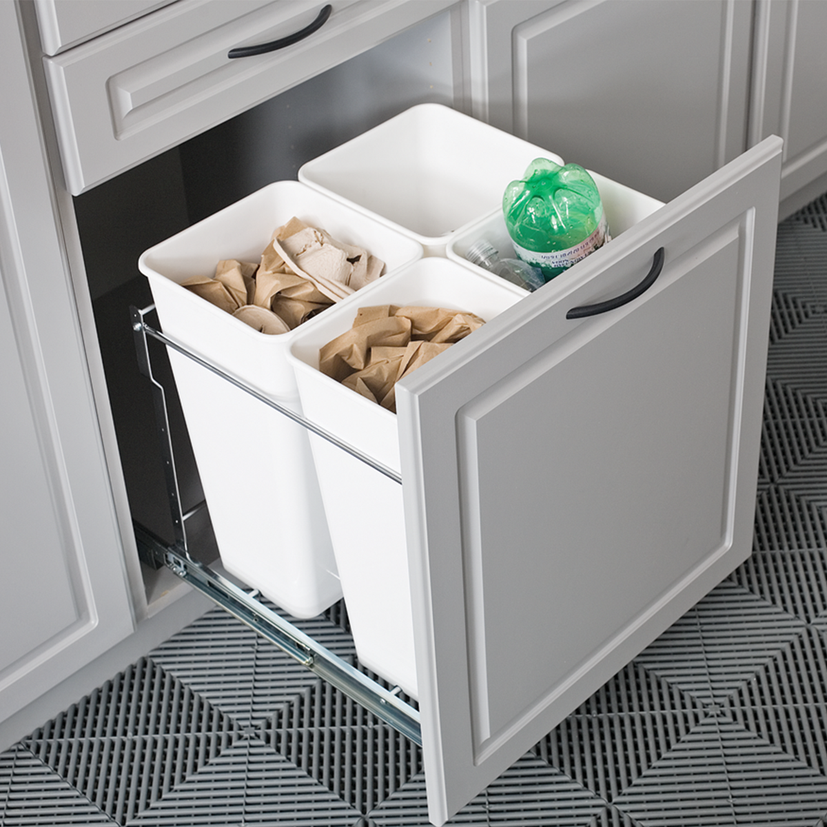 Pull-Out Recycling Center