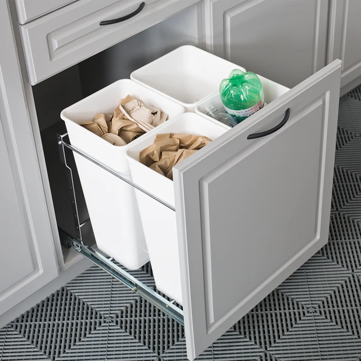 Pull-Out Recycling Center
