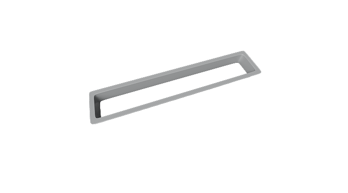 Computer Paper Slot Grommet Grey