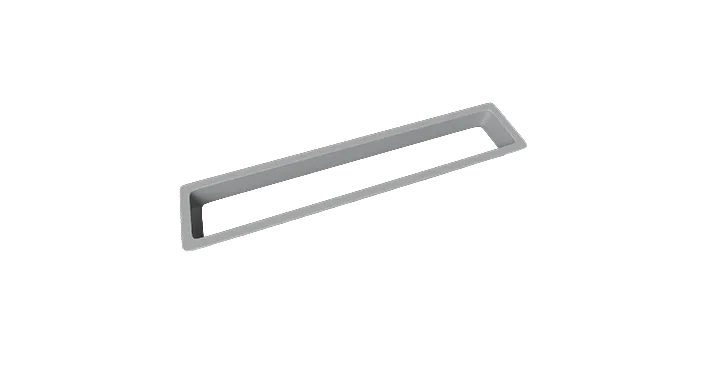 Computer Paper Slot Grommet Grey