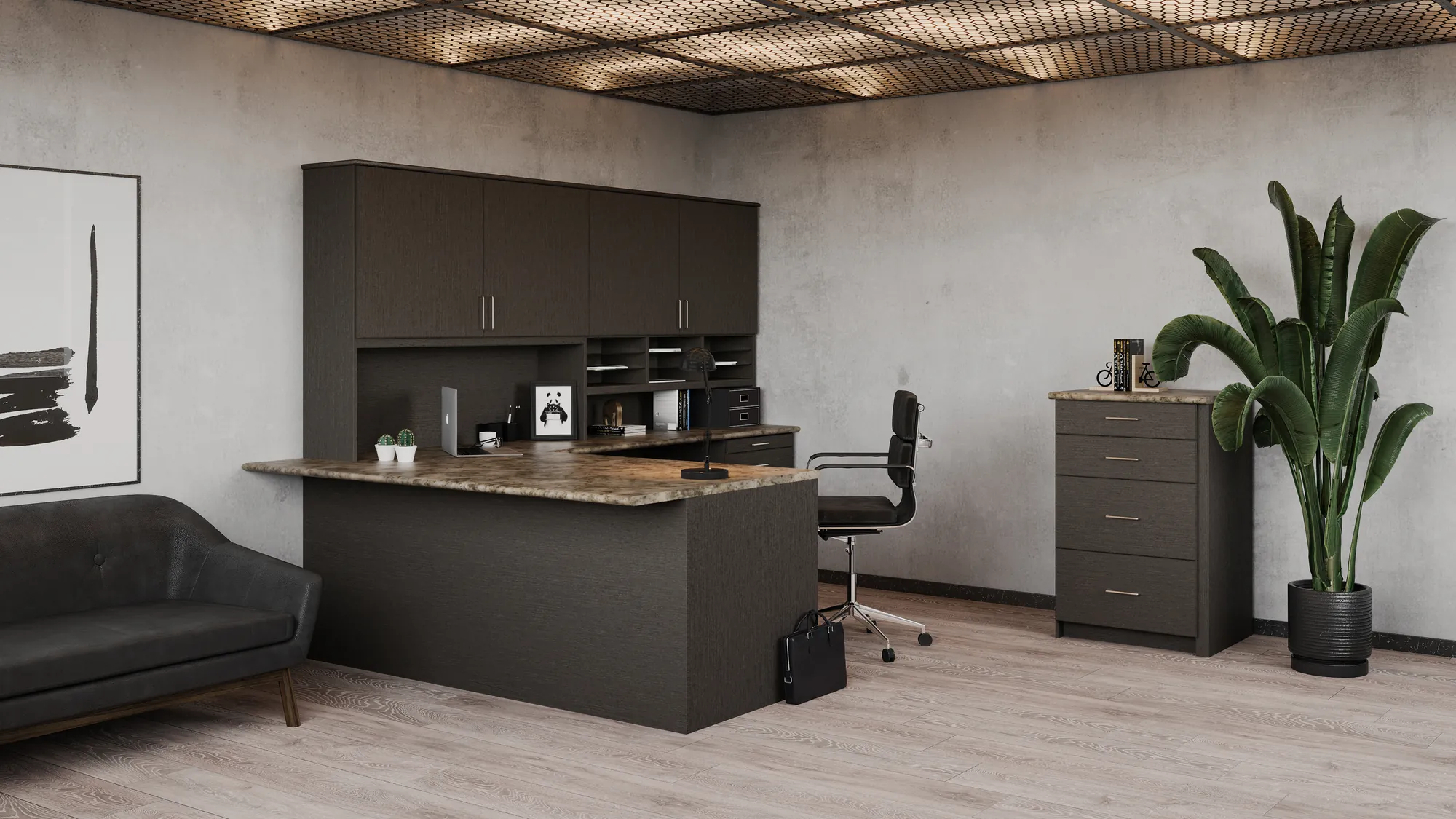 Home Office Organization: Built-In Storage That Works
