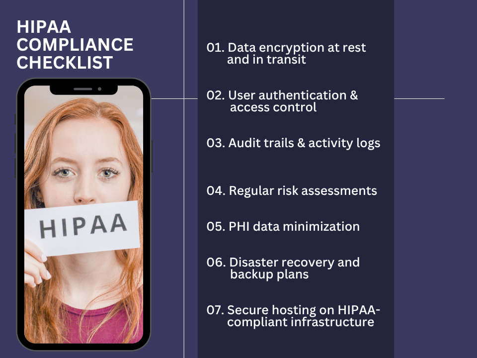 hipa compliance checklist