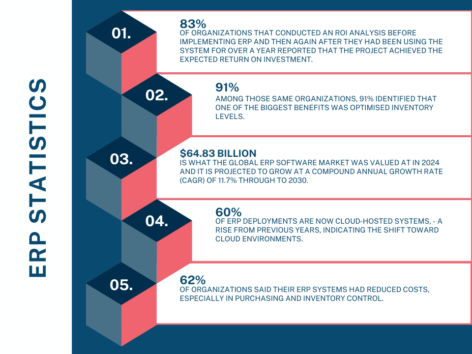 ERP development statistics 2025