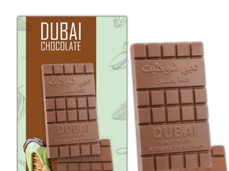 A chocolate bar with text on itAI-generated content may be incorrect.