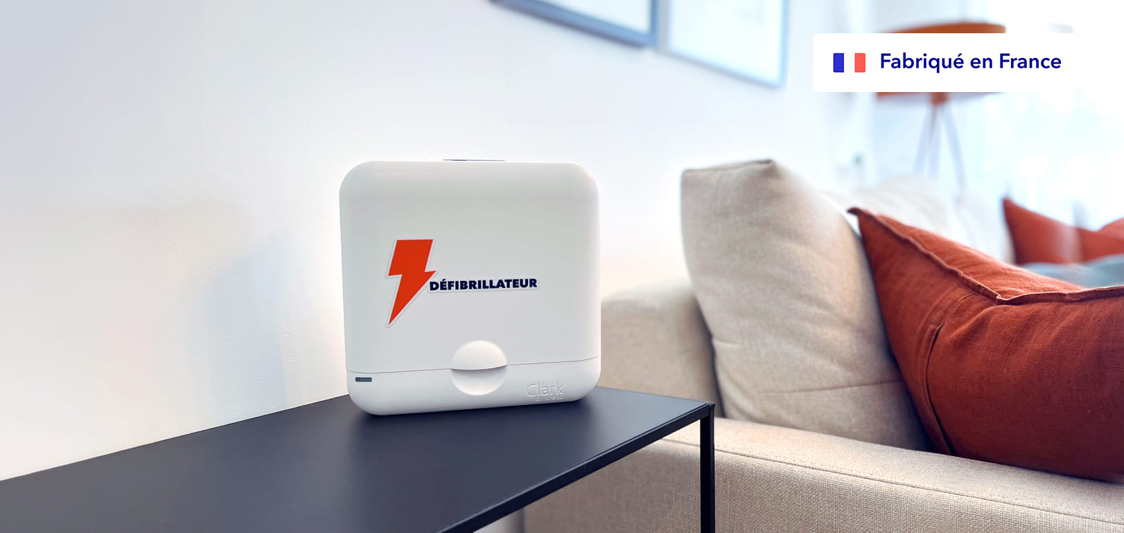 Défibrillateur Clark au domicile d’un particulier