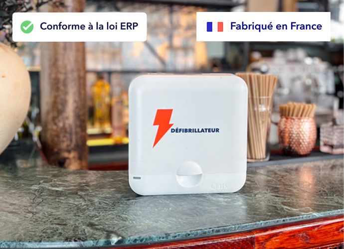 Défibrillateur Lifeaz dans un restaurant