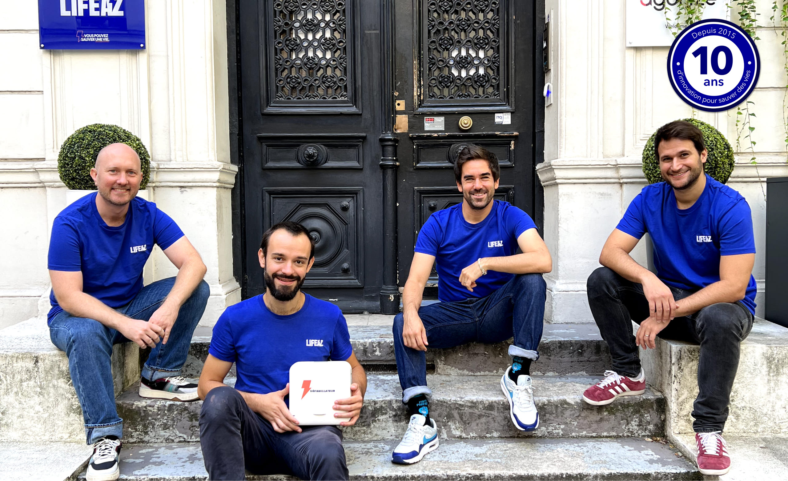 4 cofondateurs Lifeaz