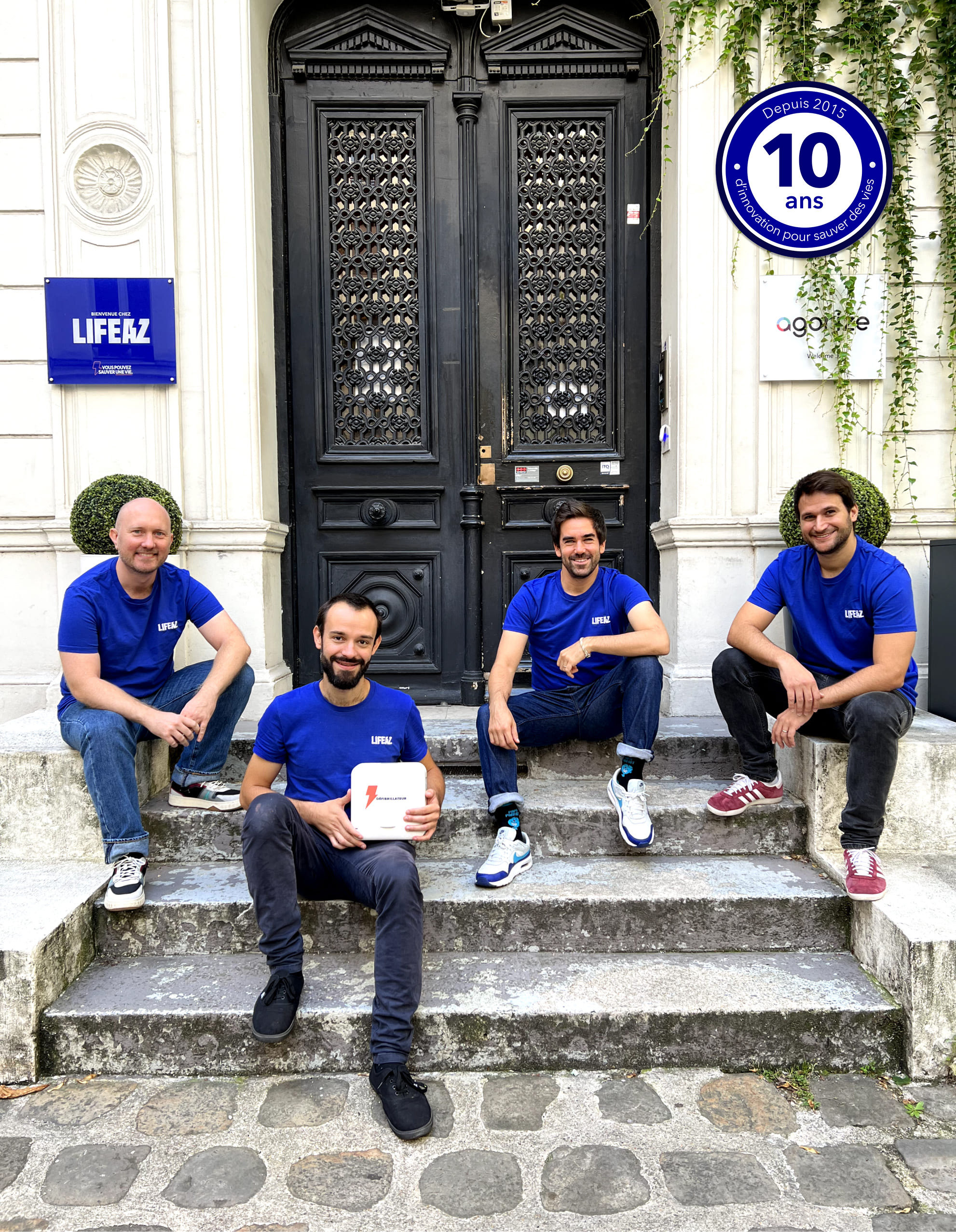 4 cofondateurs Lifeaz