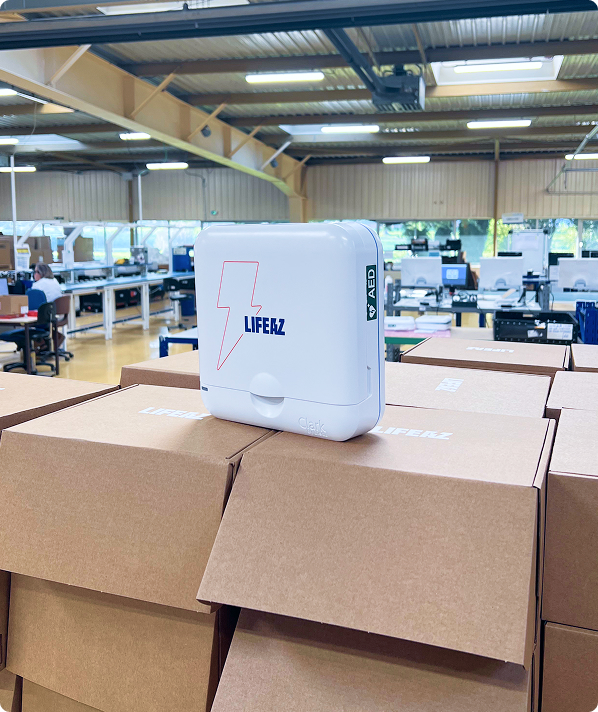 Défibrillateur Clark Lifeaz stock