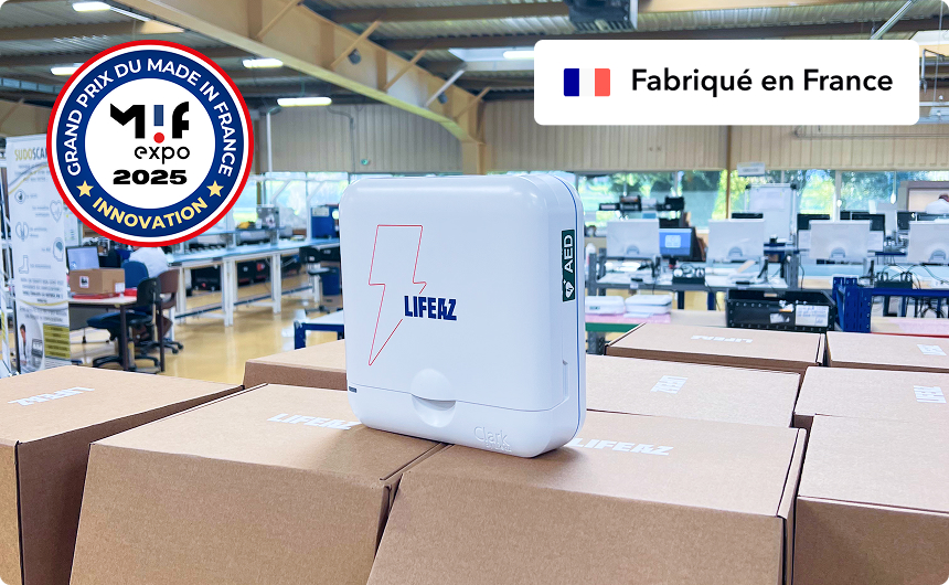 Défibrillateur Clark au domicile d’un particulier