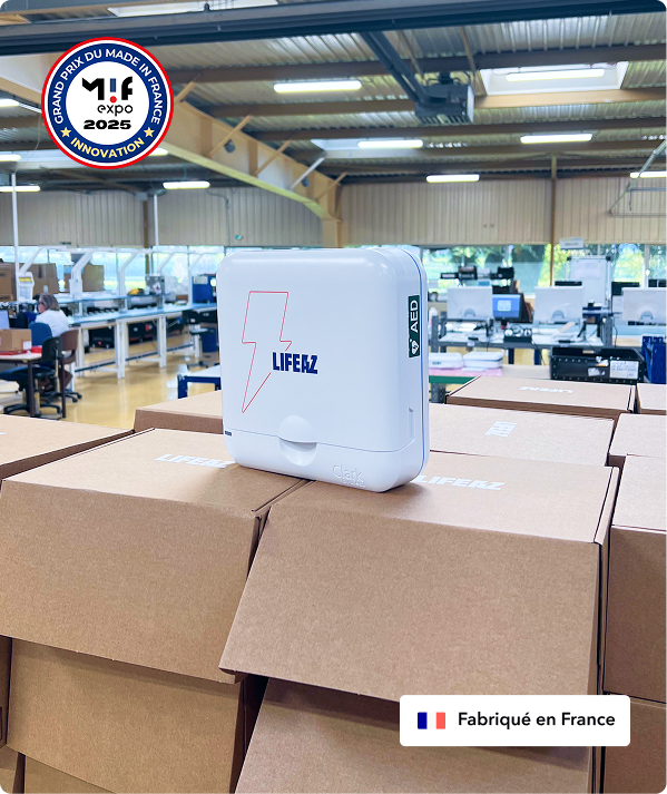 Défibrillateur Clark au domicile d’un particulier