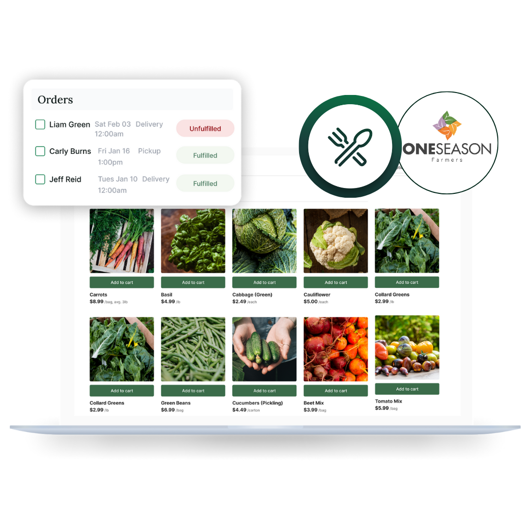 Local Line Farmer smiling at repeat customer