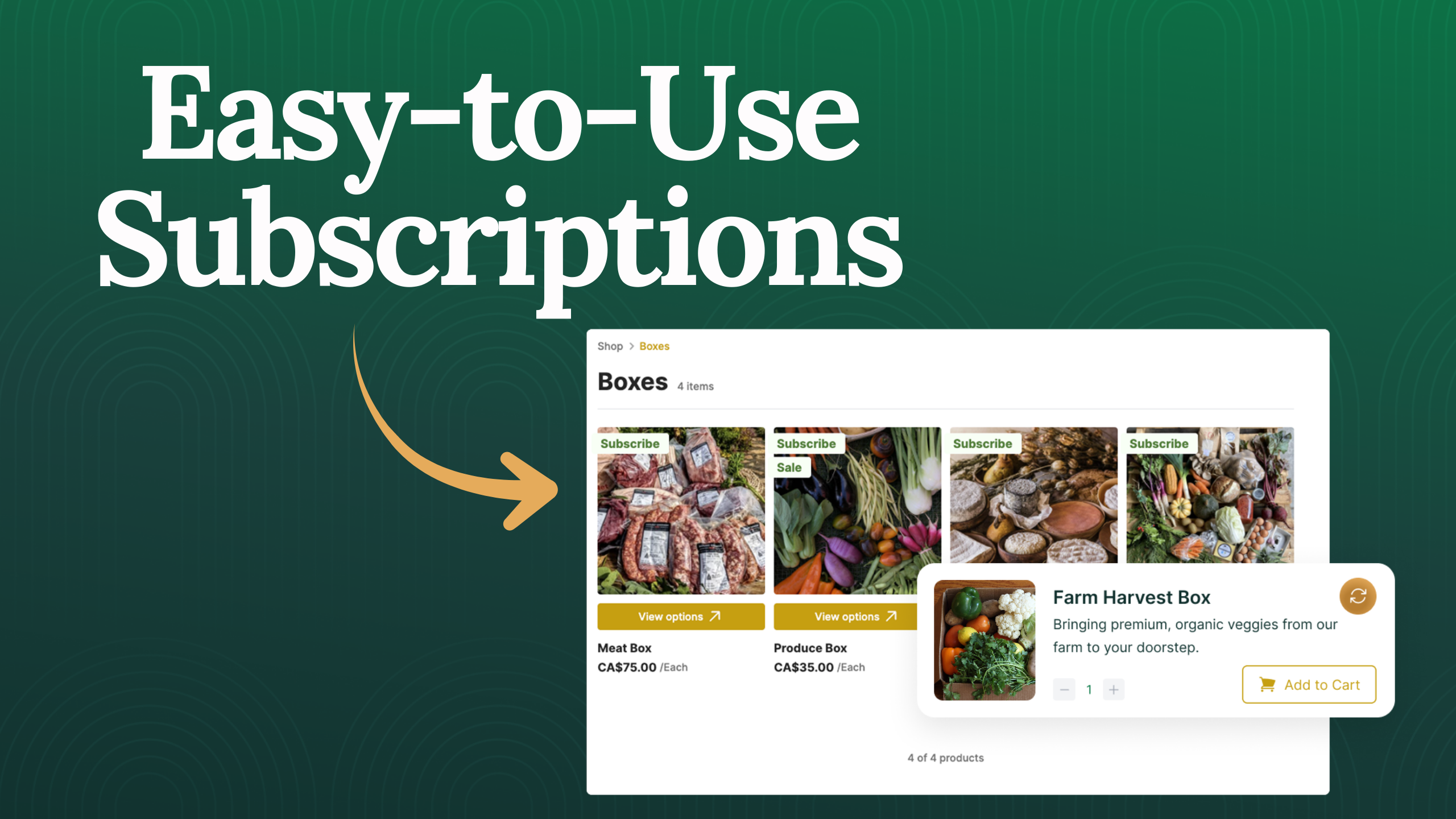 Boxes with swap options