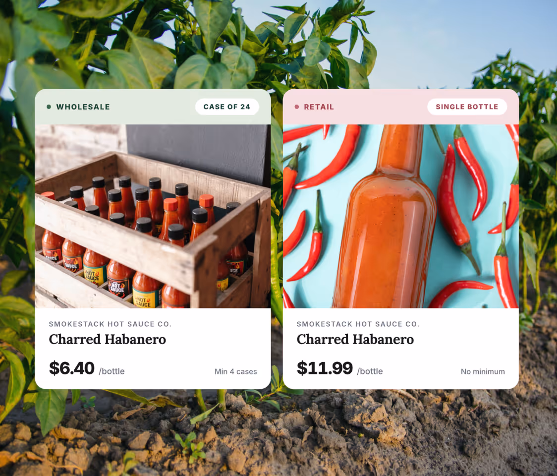 Specialty food brand producer packing product