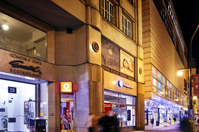 Image of the exterior of Touch Massage Center located in Prague providing Thai massages
