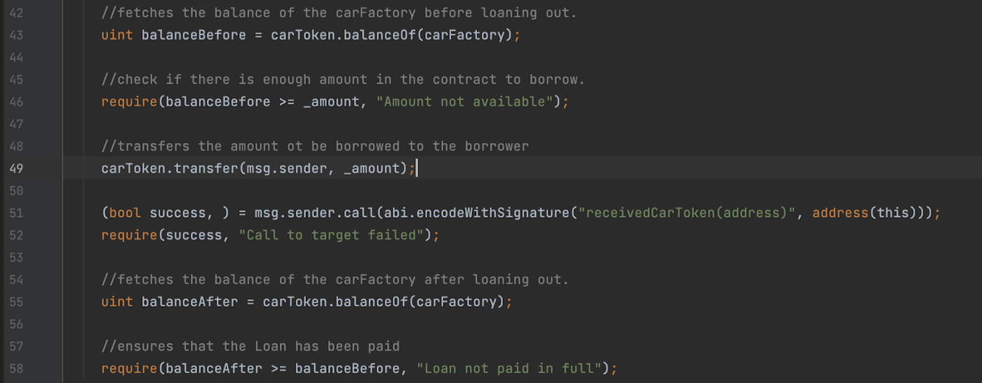 Extract of CarFactory.sol