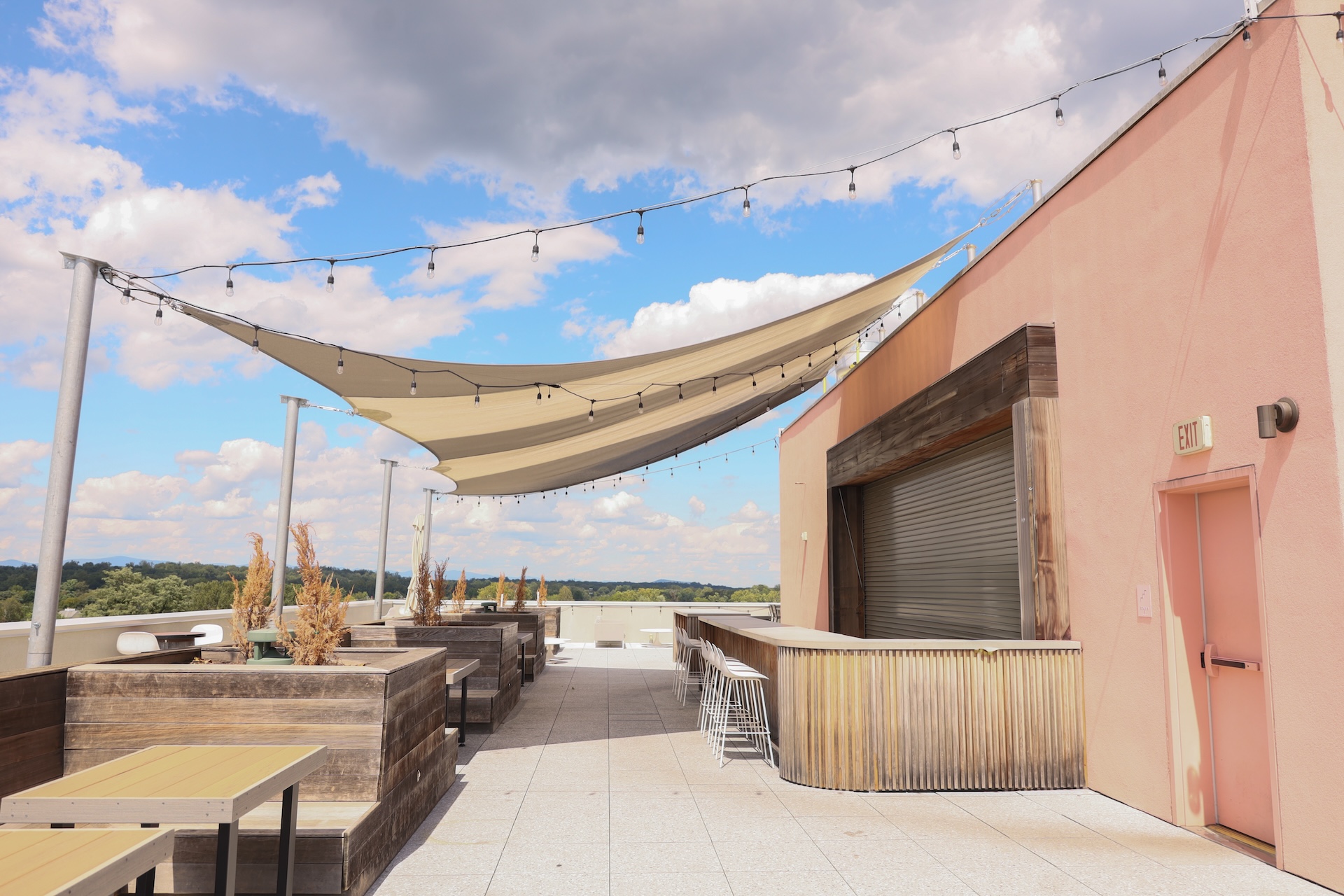 Doyle Hotel rooftop bar exterior